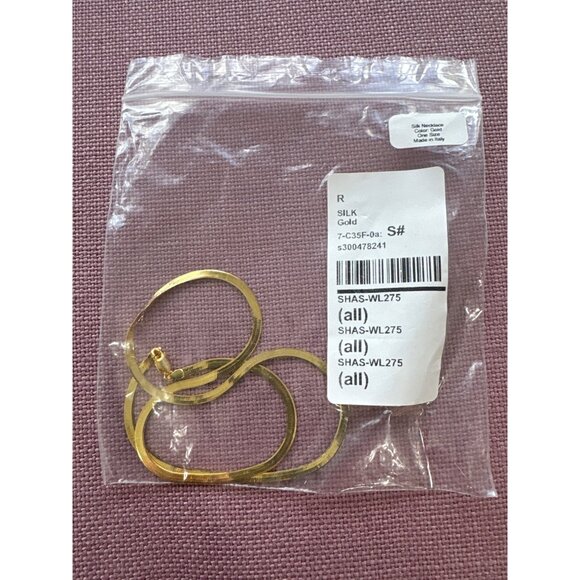 SHASHI Silk Gold Necklace in Gold New Womens Jewelry - Picture 3 of 6